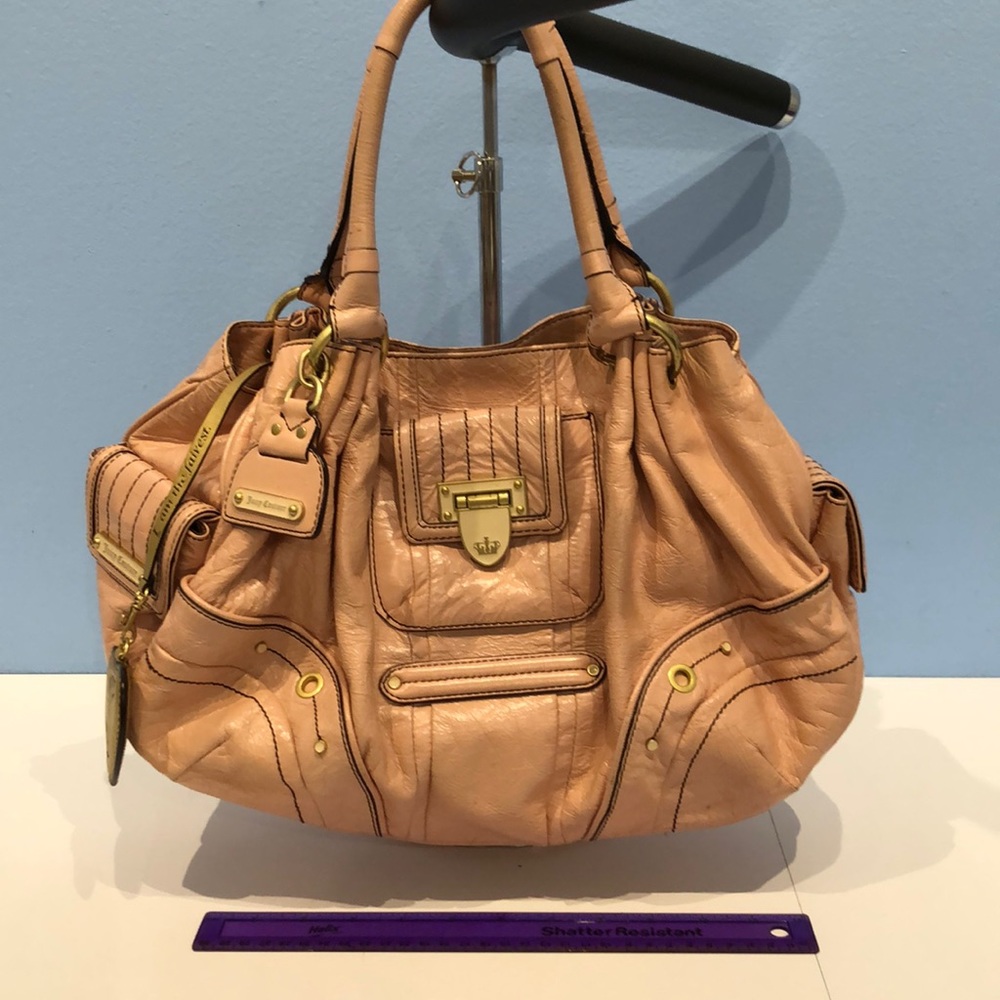 Used Juicy Couture pink leather Handbag